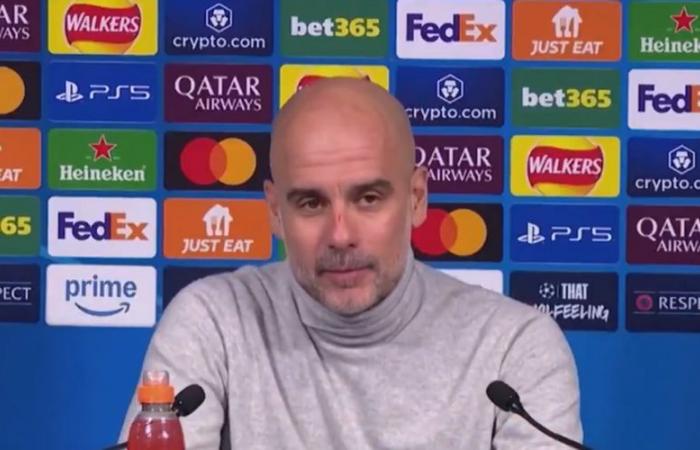 “Quería hacerme daño”: tras el empate del Manchester City, Pep Guardiola apareció con el cráneo y la nariz dañados