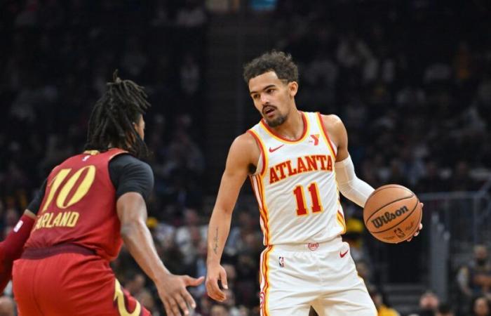 Trae Young podría perderse el partido contra los Cavs