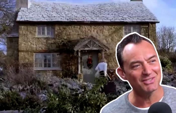 VIDEO. Jude Law rompe el mito: la famosa cabaña de la película The Holiday no existe