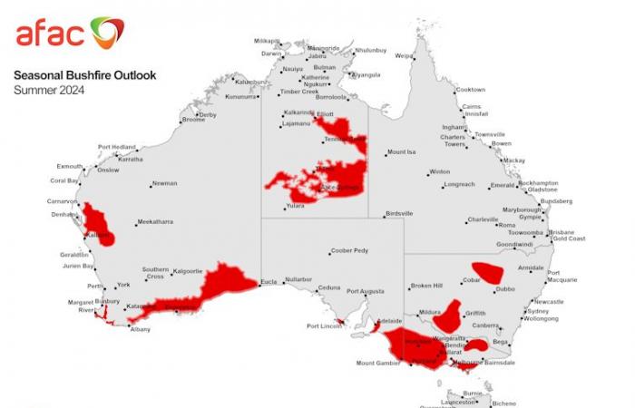 Este verano probablemente será más húmedo y cálido para la mayoría de los australianos, según el pronóstico de la oficina