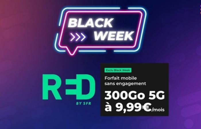 ¿Otro plan móvil 5G de 300 GB por menos de 10€/mes? ¡Sí, eso es el Black Friday!