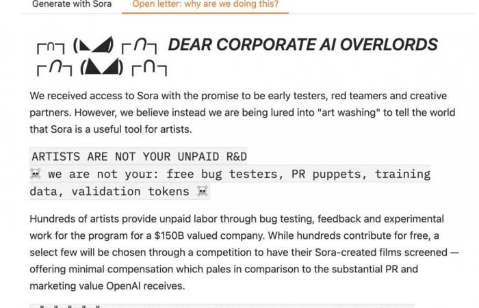 Sora, el generador de vídeos de OpenAI, se ha filtrado por completo