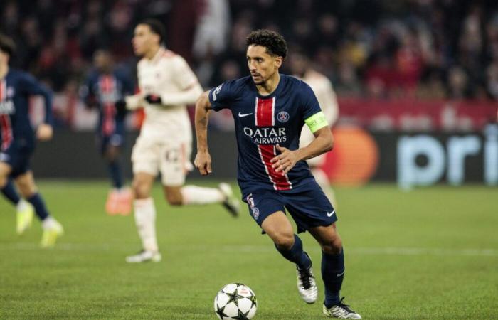 Marquinhos está preocupado por el PSG en la Champions – C1 – J5 – Bayern-Múnich-PSG (1-0)