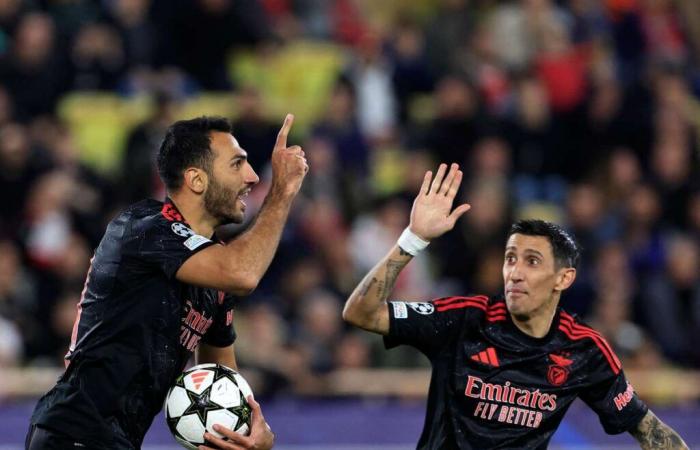 El Benfica logra una espectacular remontada tardía para sorprender al Mónaco con 10 hombres en la Liga de Campeones