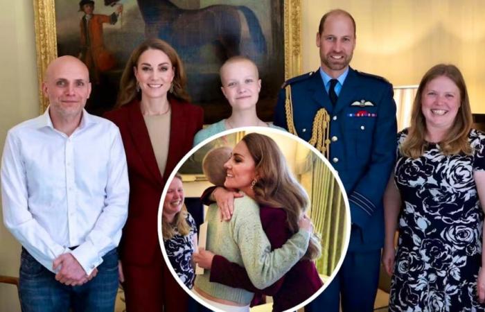 Reino Unido: Murió el adolescente que abrazó a Kate Middleton, la pareja reacciona