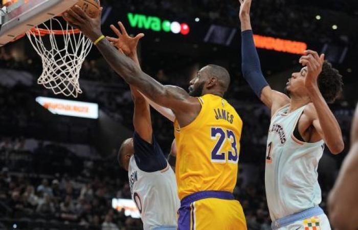 Los Lakers frenan la serie de los Spurs de Victor Wembanyama • Basket USA