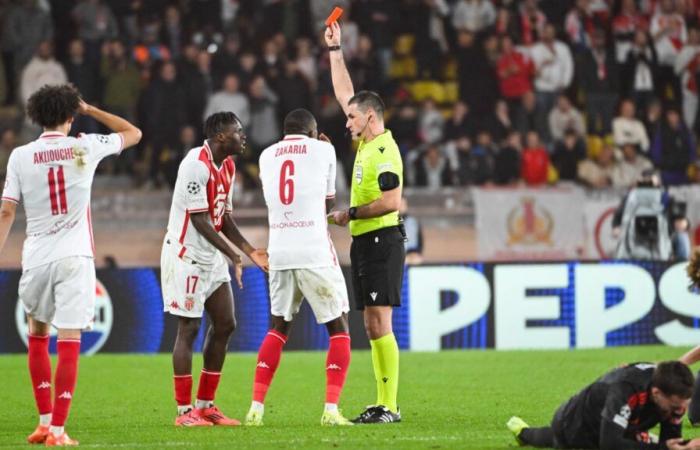 “Exageró”, el Mónaco ataca al arbitraje tras la derrota ante el Benfica