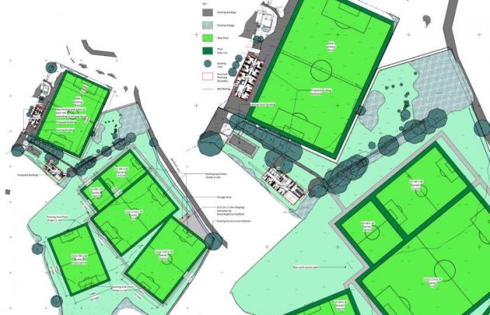 La nueva academia juvenil del Wrexham AFC en Darland recibirá luz verde de Planificación