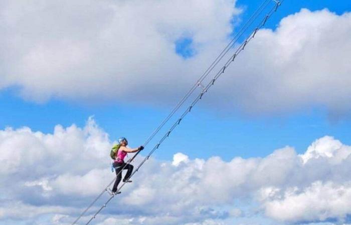 Suspendida a 1.500 m sobre el vacío, esta aterradora escalera atrae a miles de turistas – Edición nocturna del Oeste de Francia