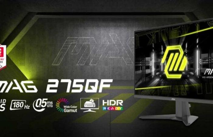 Buen negocio: ¡la pantalla MSI MAG 275QF para el Black Friday!