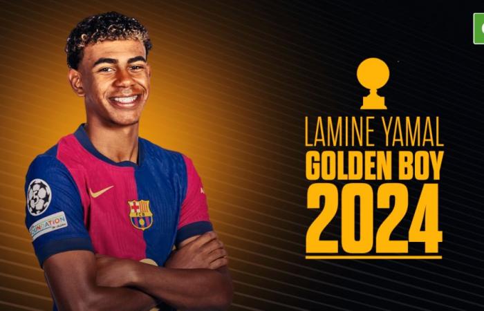 Lamine Yamal ganador del trofeo Golden Boy 2024