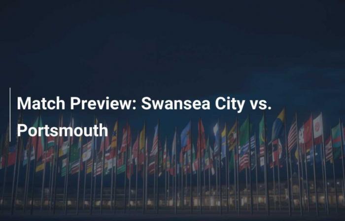 Descripción del partido: Swansea City vs.Portsmouth