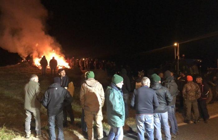 Ira de los agricultores de Ariège: rotonda incendiada, embalses filtrantes… “si nada cambia, está prevista una movilización regional el 12 de diciembre”