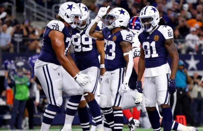 Resultados de los juegos de Acción de Gracias de la NFL 2024: Cowboys vs.Gigantes