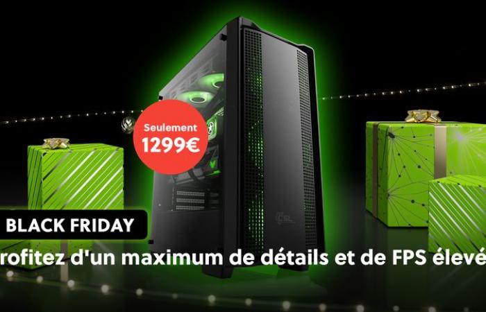 Lo mejor en precio y rendimiento para el Black Friday: nunca has visto PC para juegos con tarjetas gráficas Nvidia a un precio tan bajo.