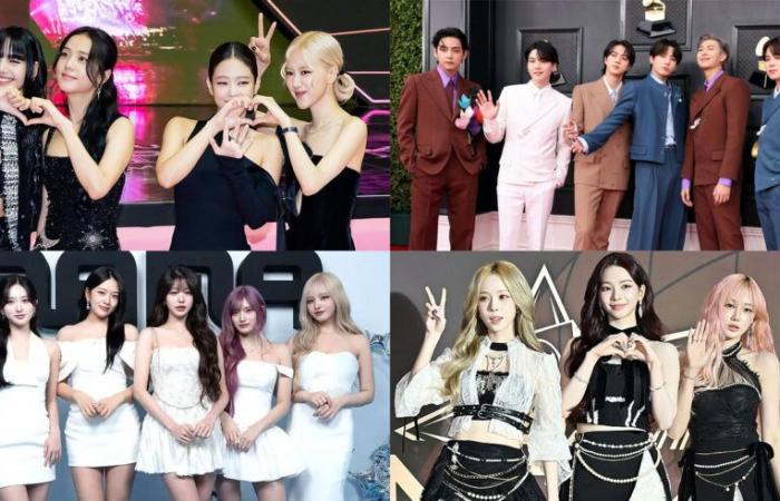 TOP 30 por reputación de grupos de K-POP para el mes de noviembre de 2024 – K-GEN