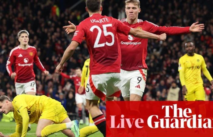 Manchester United 3-2 Bodø/Glimt: Europa League – como sucedió | liga europea