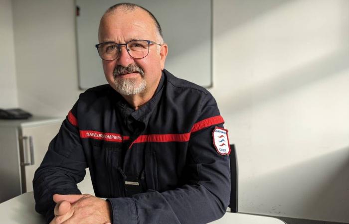 Último día de servicio del suboficial Cordebois en el principal centro de salvamento de Saint-Amand-Montrond