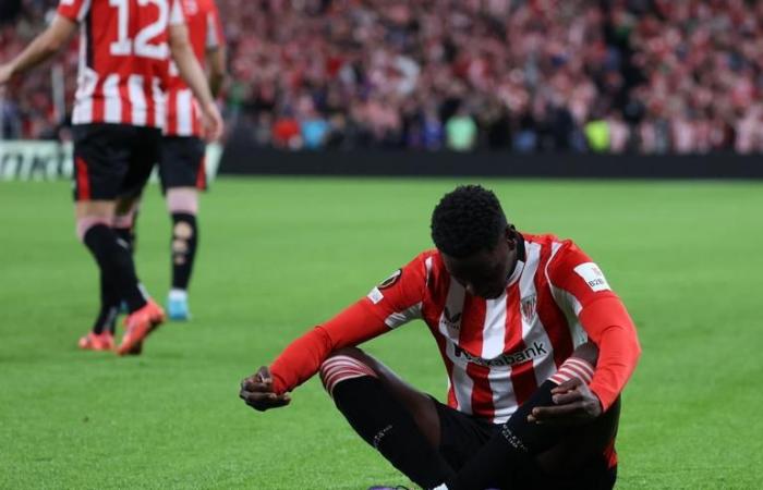 La curiosa celebración de Adama Boiro tras marcar su primer gol con el Athletic