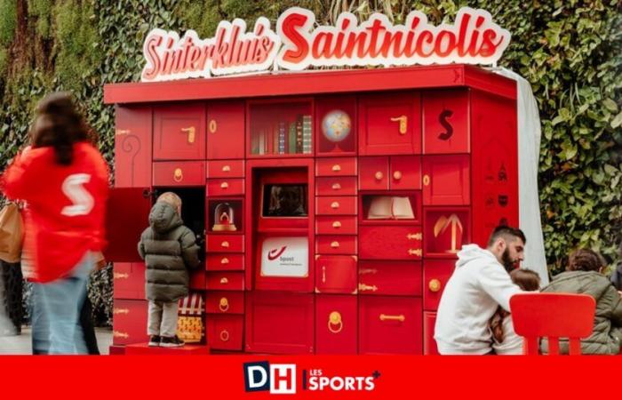 Una respuesta en vivo de Saint-Nicolas y una bolsa llena de sorpresas: BPost instala su saintnicolis en el Grands Prés de Mons