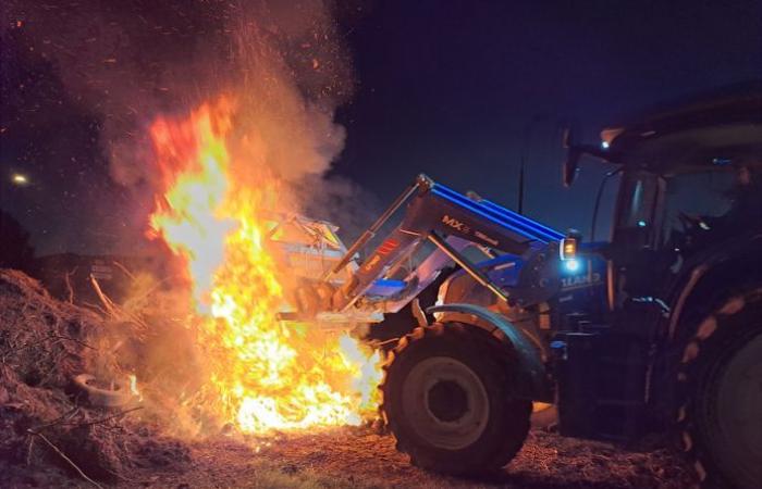 DIRECTO. Ira de los agricultores: más de un centenar de manifestantes levantan un muro frente al instituto INRAE ​​en París