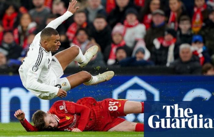 La energía bruta de Conor Bradley es demasiado para Mbappé y se gana un rugido de aprobación | Liverpool