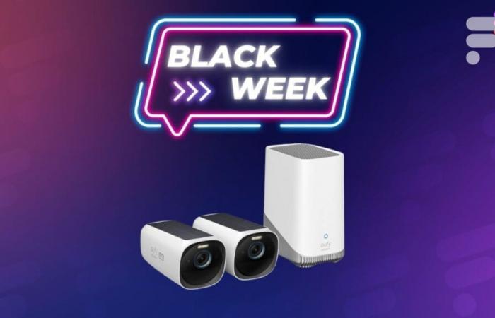 El precio de este pack con 2 cámaras de vigilancia 4K (con placa solar y reconocimiento facial) se desploma durante la semana del Black Friday