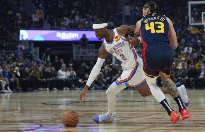 NBA: Shai Gilgeous-Alexander lleva al Thunder a vencer 105-101 a los Warriors