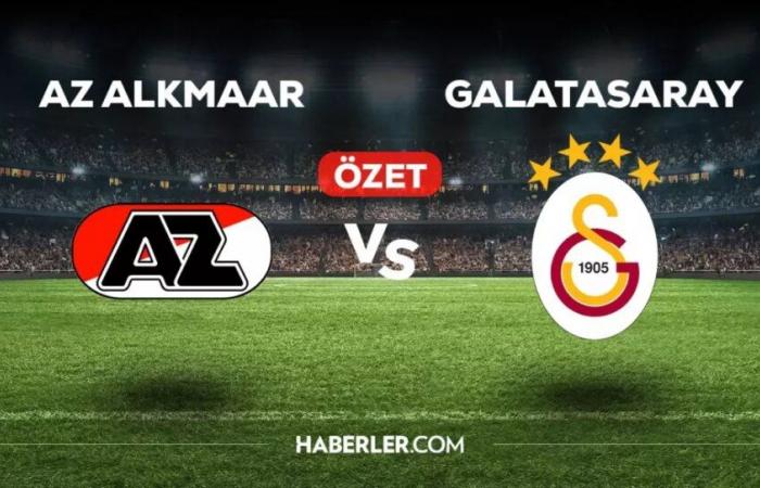 ¡Mira el resumen y los goles del partido AZ Alkmaar Galatasaray! (VÍDEO) ¡Resumen completo del AZ Alkmaar GS! ¿Quién marcó los goles, cuántas veces terminó el partido?