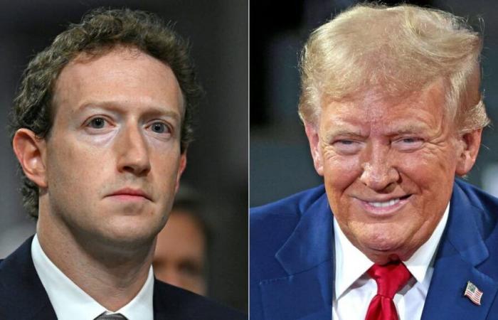 Mark Zuckerberg cenó con Donald Trump en Mar-a-Lago