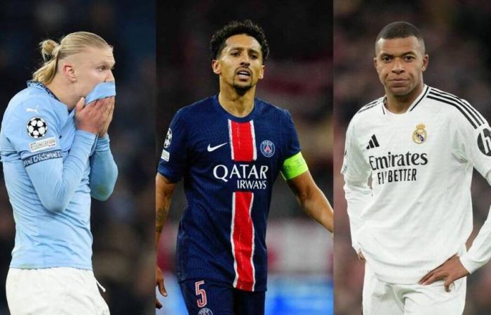 Liga de Campeones. PSG, Real Madrid, Manchester City… Por qué estos grandes nombres están en mal estado