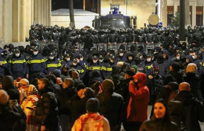 En Georgia, miles de manifestantes proeuropeos se reunieron en Tbilisi