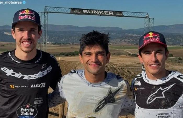 MotoGP: Jorge Martín hizo motocross con los Márquez y ¡este es el resultado!