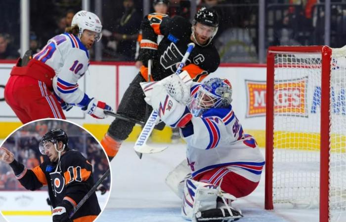 Los Reeling Rangers no pueden superar el déficit inicial contra los Flyers