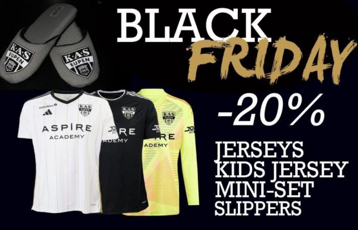 -20% en camisetas: Black Friday en el KAS Eupen