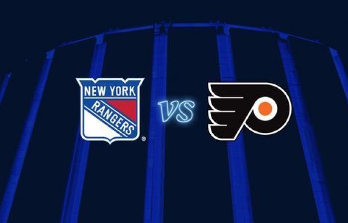 Las alineaciones oficiales de los New York Rangers han sido confirmadas momentos antes del partido contra los Flyers.