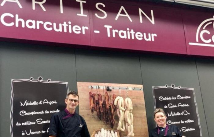 Este carnicero de Mayenne es campeón europeo de la morcilla