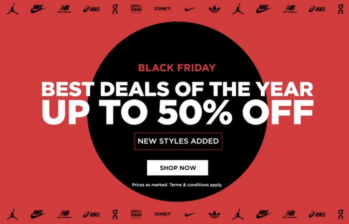 Ofertas de zapatillas del Black Friday 2024