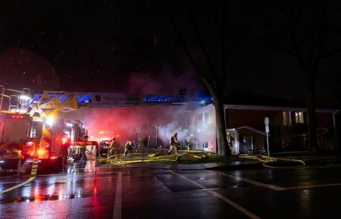 Incendio en Limoilou: un cincuentón gravemente quemado