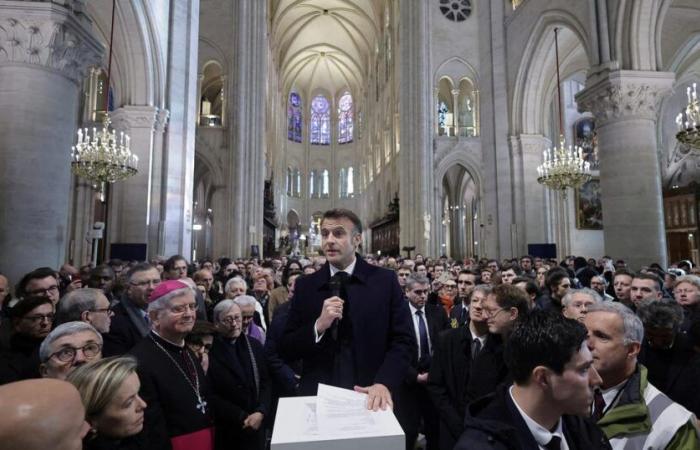 Cinco años después, Emmanuel Macron saborea el renacimiento de la catedral