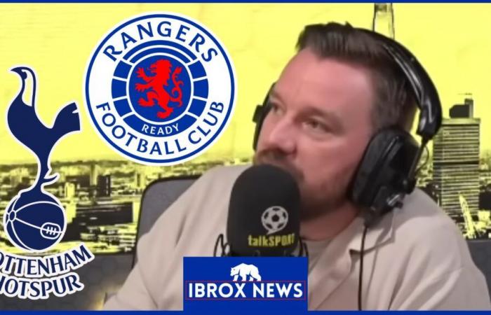 Jamie O’Hara predice una paliza en el Rangers-Tottenham tras lo sucedido