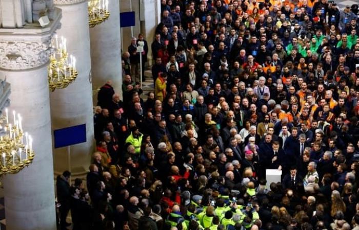 La última visita de Emmanuel Macron a Notre-Dame antes de su reapertura