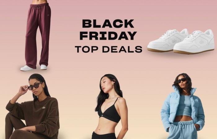 La oferta del Black Friday de Alo Yoga tiene ofertas desde $ 19