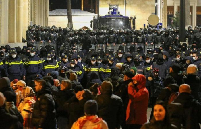 En Georgia, miles de manifestantes proeuropeos se reunieron en Tbilisi