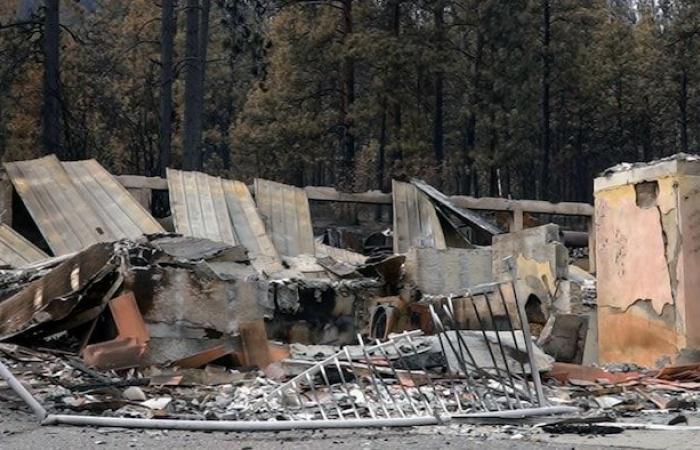 Las brasas ayudaron a que los incendios se propagaran en Okanagan