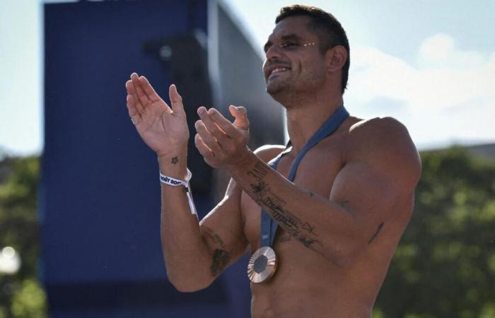 Florent Manaudou en el casting del programa “Dancing with the Stars” de TF1