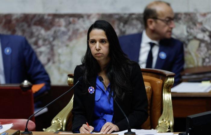 La vicepresidenta de la Asamblea Nacional, Naïma Moutchou, denuncia las amenazas del diputado del LFI, Manuel Bompard.