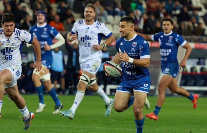 Rugby: Grenoble vence a Colomiers 65 a 19 y lidera el Pro D2