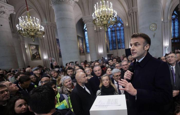 Tras el shock del incendio, la reapertura será “un shock de esperanza”, predice Macron