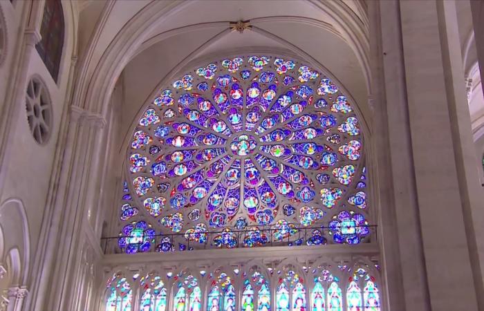 las primeras imágenes del interior de Notre-Dame de París